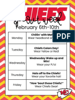 Shull Chiefs Spirit Week