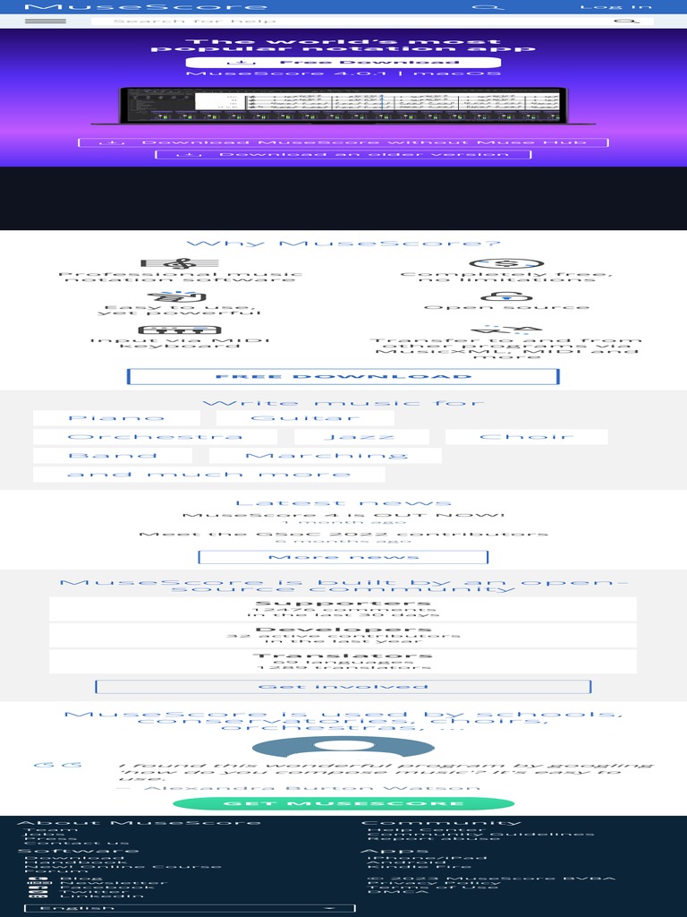 FREE MUSIC COMPOSITION AND NOTATION SOFTWARE intelligence overview