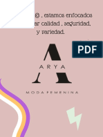 Catalogo Mayorista Arya