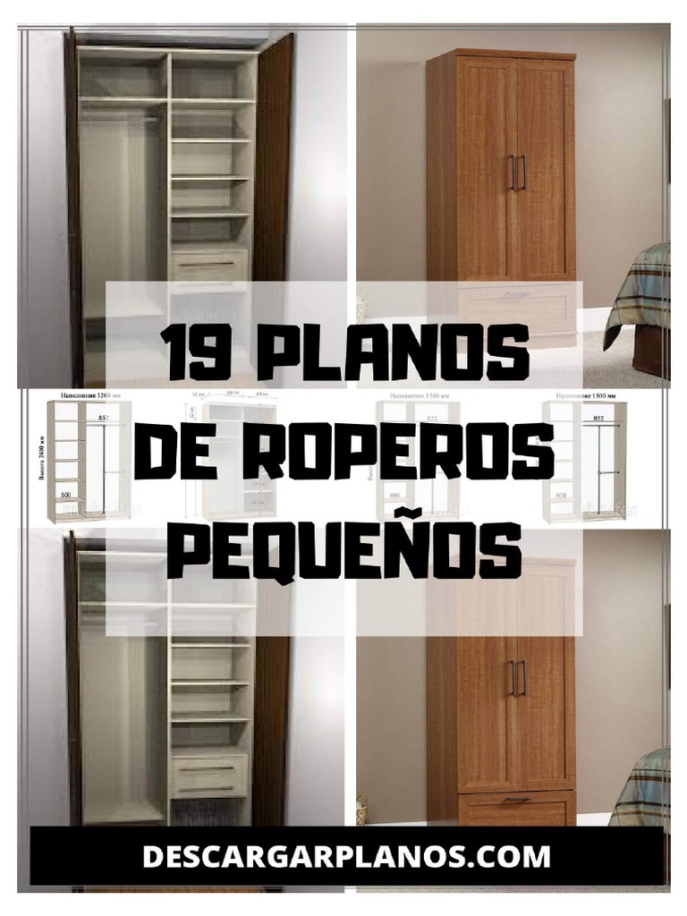 19 Planos de Roperos Pequeños PDF | PDF