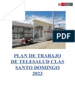 Plan de Trabajo de Telesalud Clas Santo Domingo 2023
