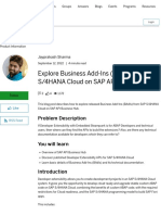 Explore Business Add-Ins (BAdIs) For SAP S4HANA Cloud On SAP API Business Hub