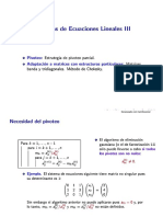 Sistemas de Ecuaciones Lineales LLL