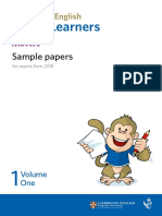 Movers Sample Papers 2018 Vol1 0