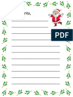 Blank Letter To Santa