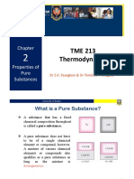 TME 213 Thermodynamics: Properties of Pure Substances