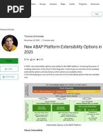New ABAP Platform Extensibility Options in 2021
