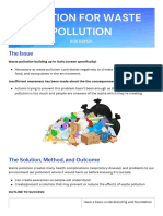 Solution For Waste Pollution