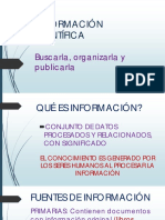 INFORMACIÓN CIENTÍFICA. Charla Doctoradofinal