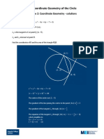 ALM001 4.07 Circle Geometry Exercise Solutions