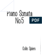 Spiers - Piano Sonata No 5