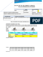 Movimiento Rectilíneo Uniforme (MRU) - Ficha de aprendizaje