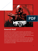 Metro 2033 RP Rules v0.18 (Change Notes at The Bottom)