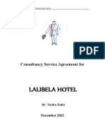 Consultancy Service Agreement For Lalibela Hotel
