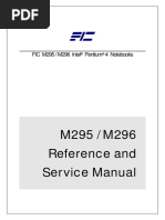 Fic m295 m296 Laptop Service Manual