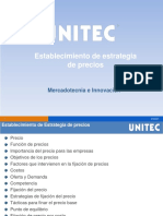 Establecimiento de Estrategia de Precios: Mercadotecnia e Innovación