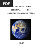 Caracteristicas de La Tierra