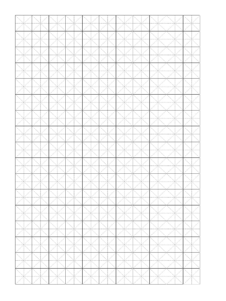 Blank Chinese Writing Paper | PDF