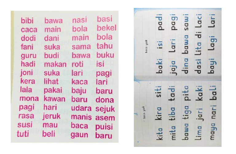 Latihan Membaca Kelas 1 | PDF