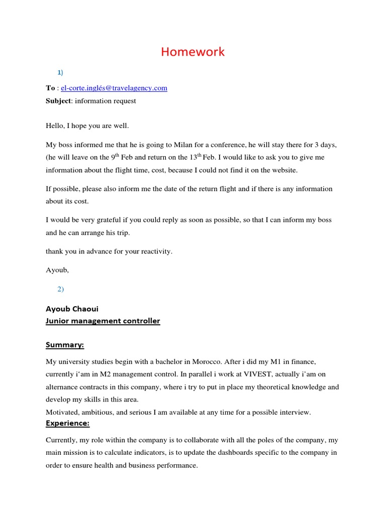 Homework | PDF