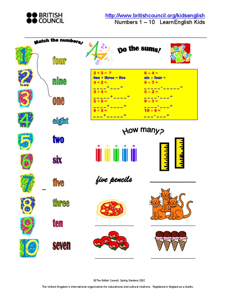 Kids Print Numbers1 | PDF | Career & Growth