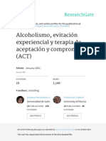 1.-Alcoholismo Evitacion Experiencial y Terapia de Ac