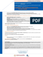 Convocatoria-Examen General de Conocimientos - Psicologia Educativa - Generacion2017