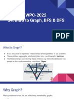 Intro To Graphs - BFS and DFS