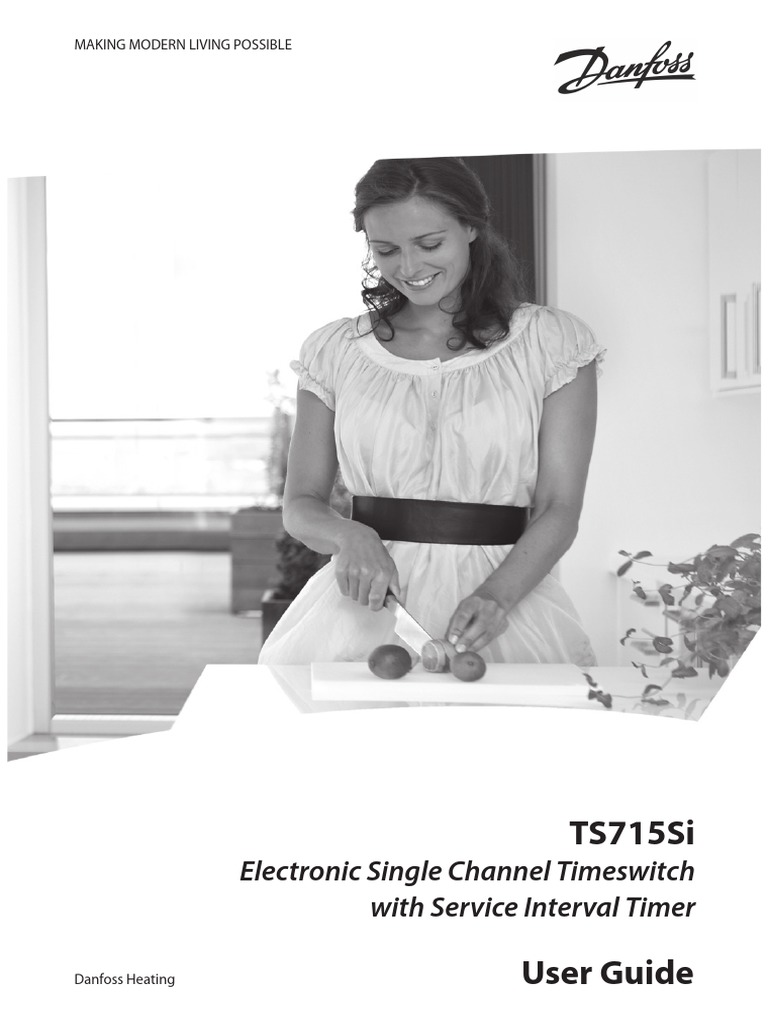 Ideal Logic Combi 30 Danfoss Timer Manual | PDF | Water Heating | Timer
