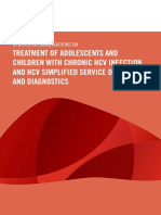 Treatment of Adolescents and Children With Chronic HCV Infection, and HCV Simplified Service Delivery and Diagnostics