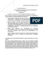 Acuerdos Taller Intensivo Miércoles 4 de Enero 2023