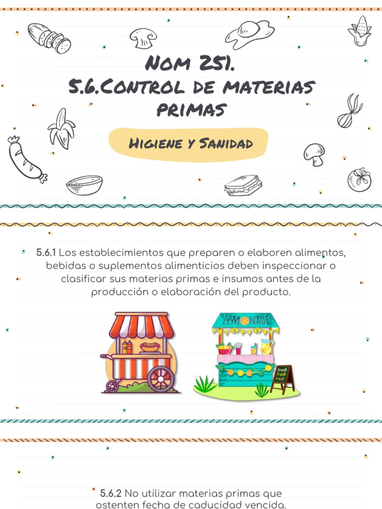 Control de Materias Primas en Alimentos | PDF | Alimentos | Leche