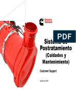 Sistema de Postratamiento (Cuidados y Mantenimiento)