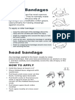 Roller Bandages: Head Bandage