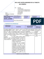 Experiencia de Aprendizaje - Cuarto Grado