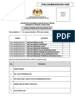 001 - 008 Borang Murid Cemerlang 2022