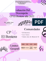 Evaluacion Del Desempeño CP El Bostero 2022