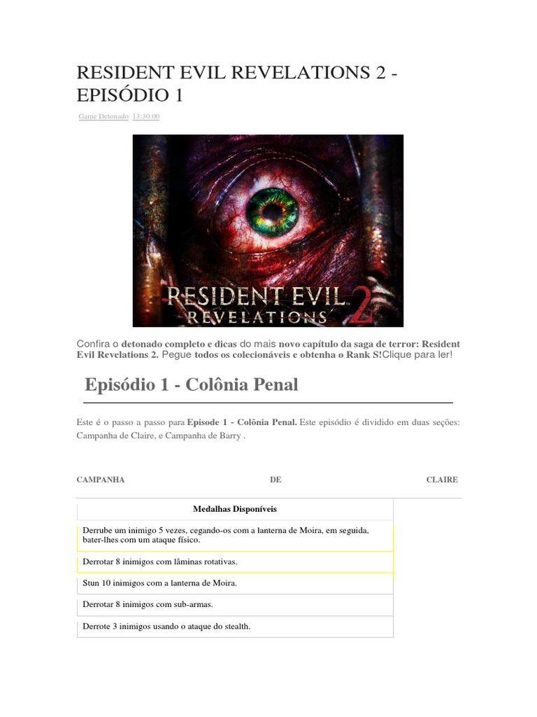 Resident evil 1 remake detonado