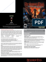 Manual de Instruções PS3 Resident Evil Operation Raccoon City