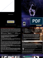 Manual Resident Evil 6 PS3
