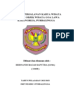 Laporan Perjalanan Karya Wisata Lokal Di Objek Wisata Goa Lawa Karangreja