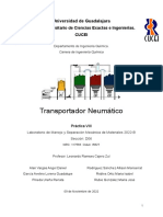 Práctica 8 - Transportador Neumático