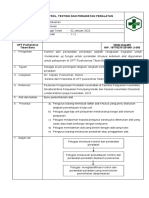 Sop Kontrol, Testing Perwatan Peralatan