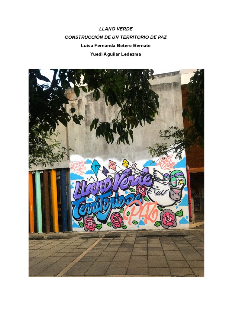 Entrega Final LLANO VERDE | PDF | Ciencias sociales