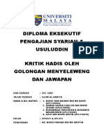 Kritik Hadis Oleh Golongan Menyeleweng Dan Jawapan