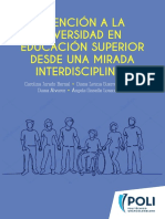 Atención A La Diversidad en Educación Superior Desde Una Mirada Interdisciplinar