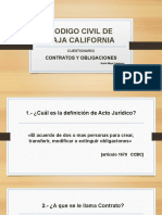 Cuestionario-Obligaciones - Codigo Civil