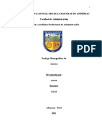 Universidad Nacional Micaela Bastidas de Apurímac Facultad de Administración Escuela Académico Profesional de Administración