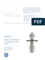 GE Druck PV210 Data Sheet