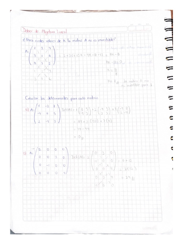 Deber de algebra pdf